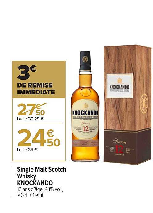 single malt scotch whisky knockando