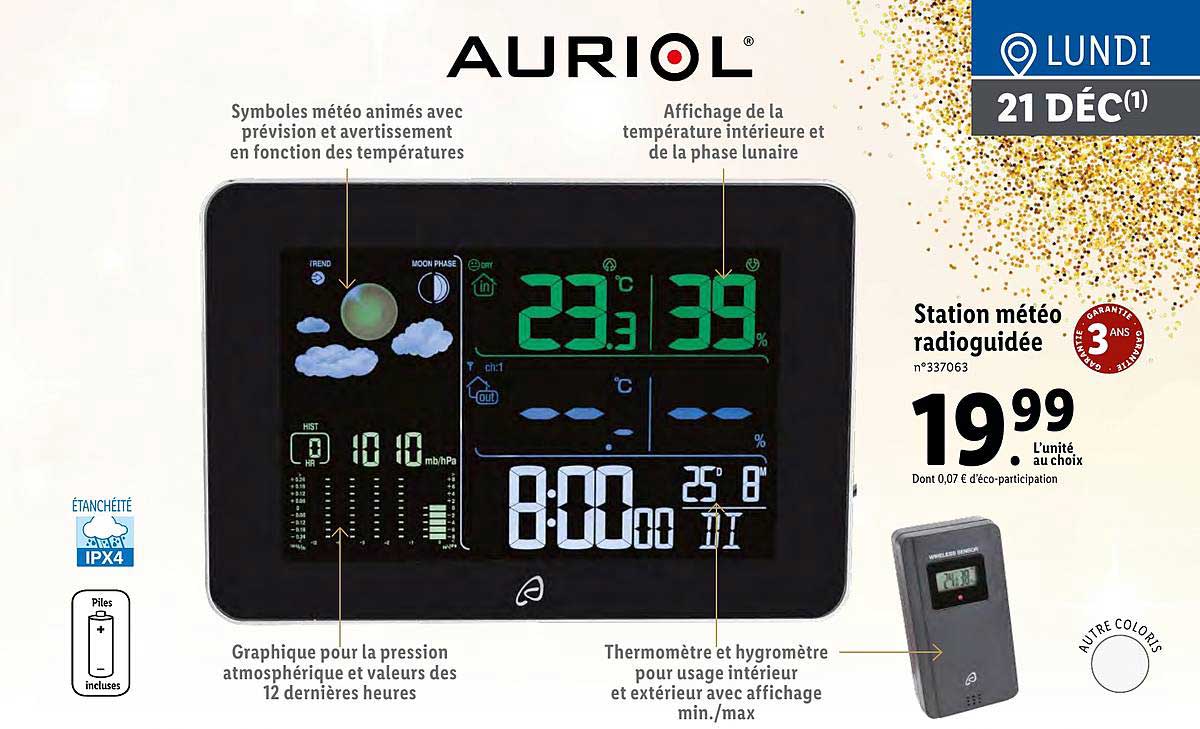 station météo radioguidée auriol