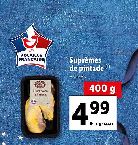 suprêmes de pintade