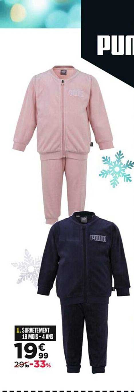 survêtement 18 mois - 4 ans puma