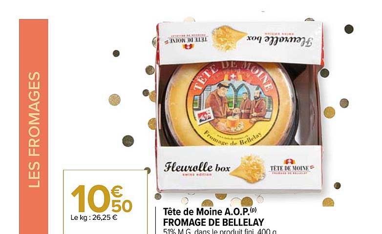 tête de moine a.o.p. fromage de bellelay