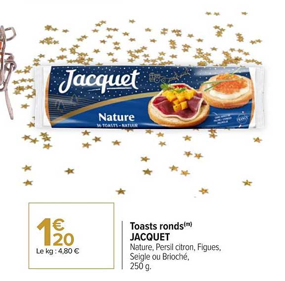Toasts Ronds Jacquet