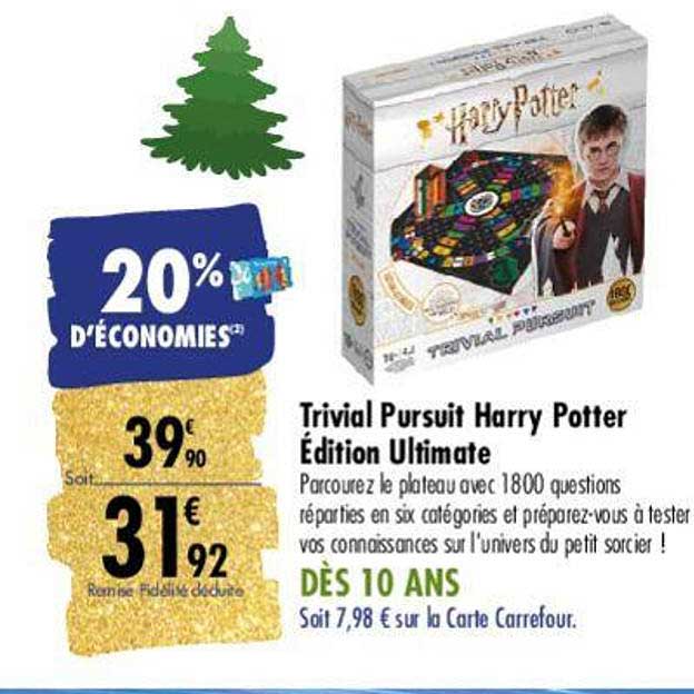 trivial pursuit harry potter édition ultimate
