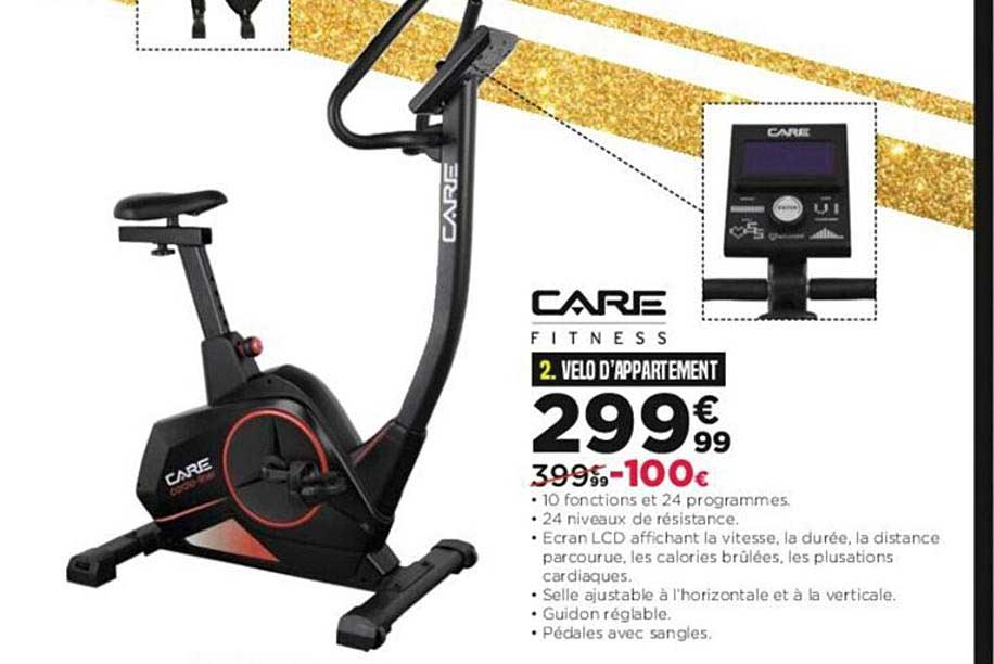 vélo d'appartement care fitness