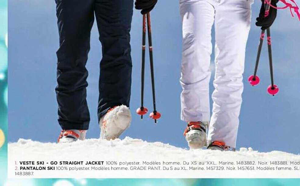 veste ski - go straight jacket, pantalon ski