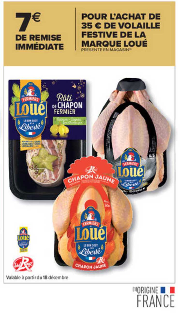 volaille festive de la marque loué