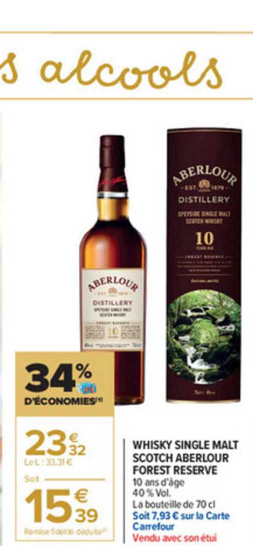 whisky single malt scotch aberlour forest reserve