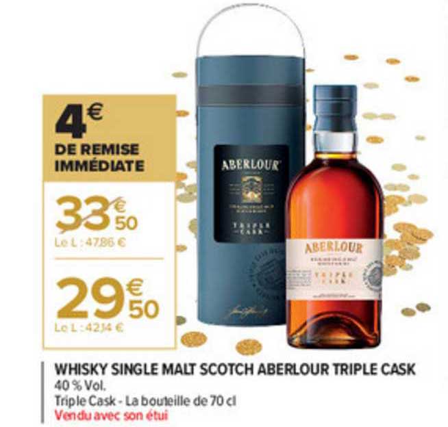 whisky single malt scotch aberlour triple cask