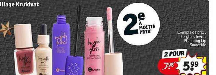 2 x gloss lèvres plumping lip smoothie