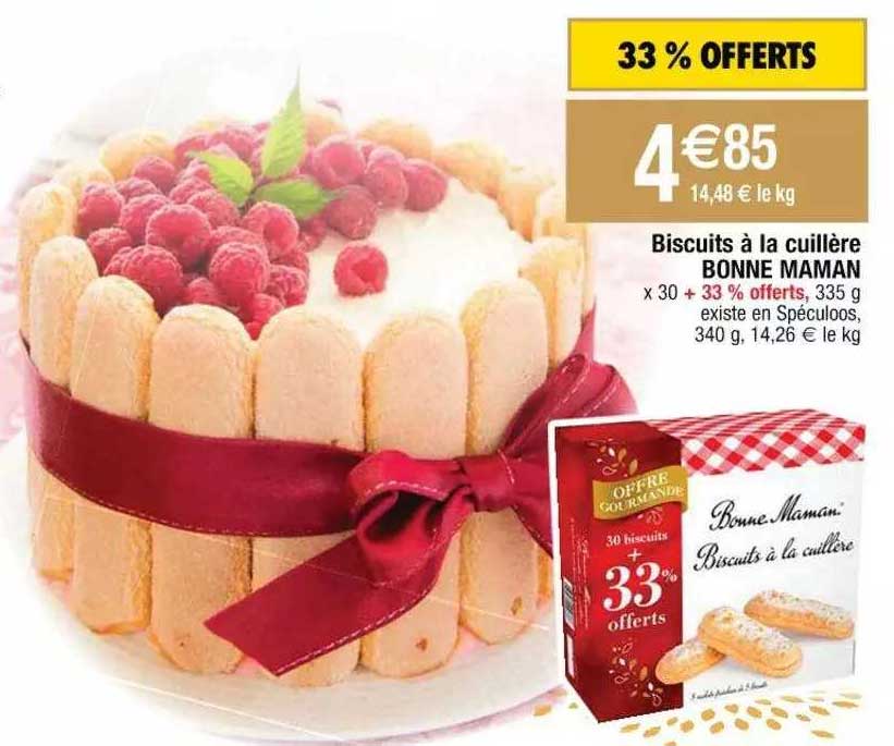 biscuits à la cuillère bonne maman