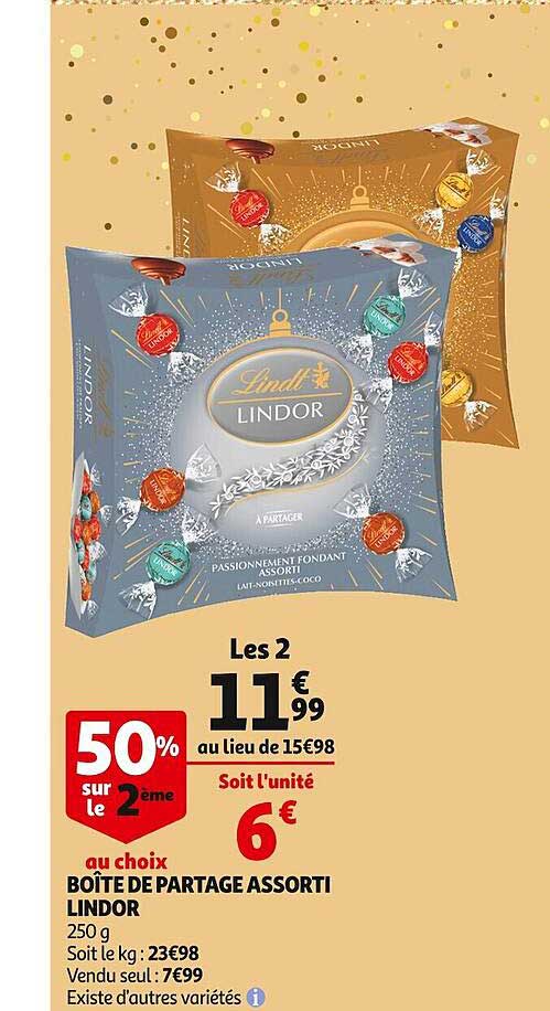 Boîte De Partage Assorti Lindor
