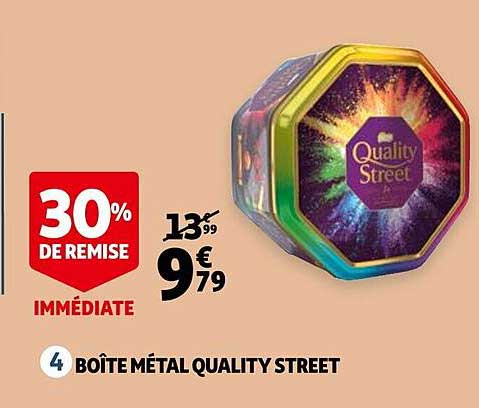 boîte métal quality street