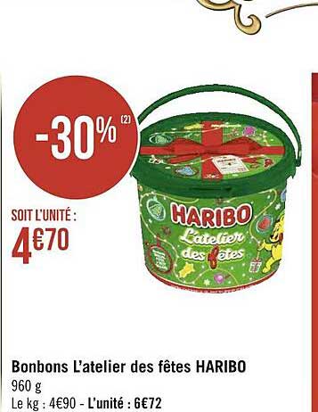 bonbons l'atelier des fêtes haribo