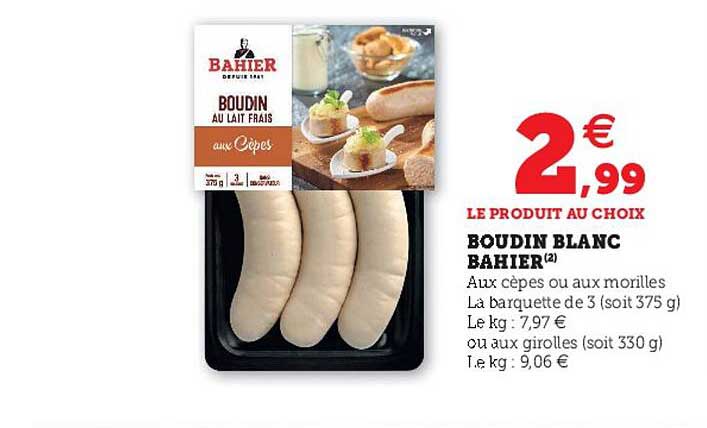 Boudin Blanc Bahier