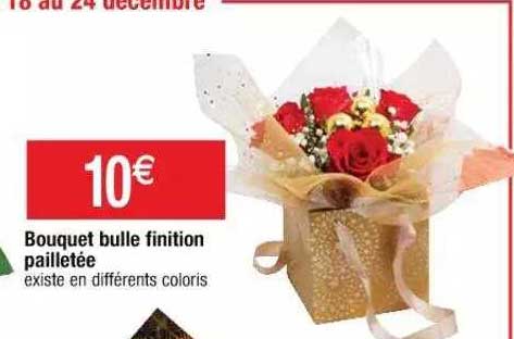 bouquet bulle finition pailletée