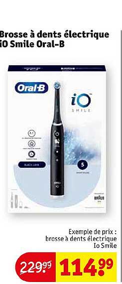 brosse à dents électrique io smile oral b