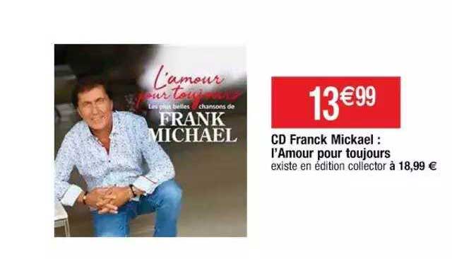 cd franck michael : l'amour pour toujours