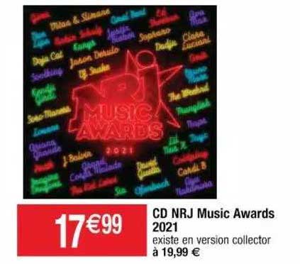 cd nrj music awards 2021