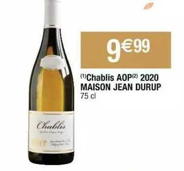 chablis aop 2020 maison jean durup