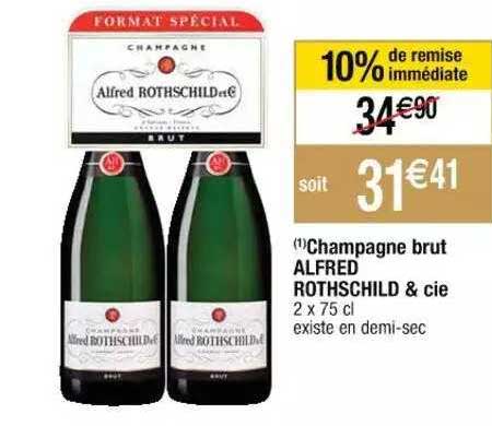 champagne brut alfred rothschild & cie