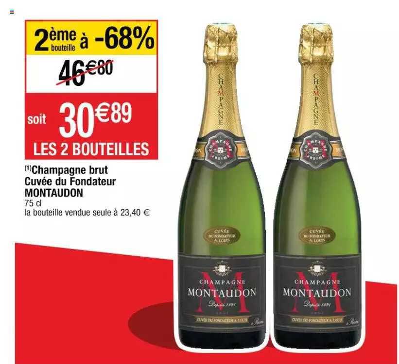 Champagne Brut Cuvée Du Fondateur Montaudon