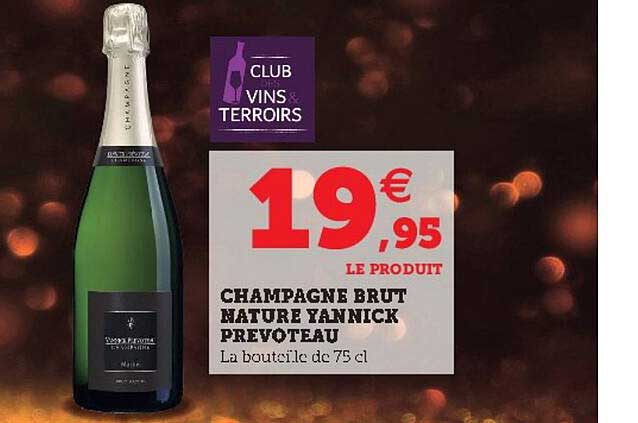 champagne brut nature yannick prévoteau