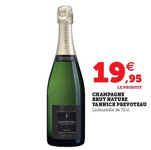champagne brut nature yannick prevoteau