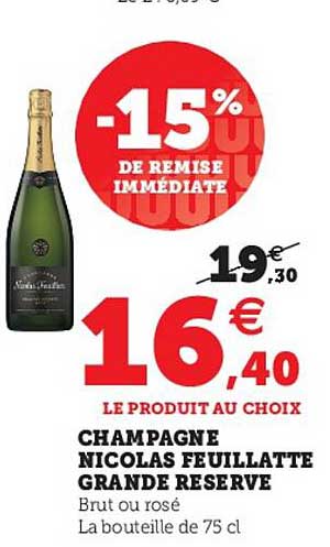 champagne nicolas feuillatte grande réserve