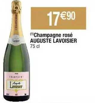 champagne rosé auguste lavoisier