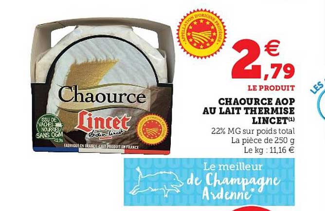 Chaource Aop Au Lait Thermisé Lincet