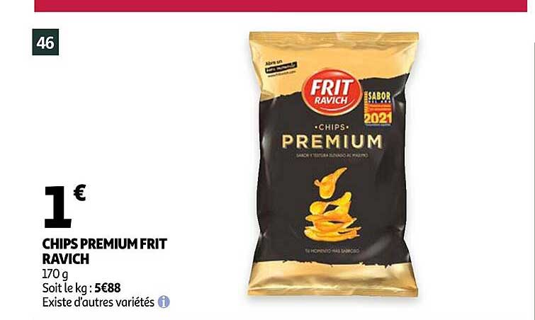 chips premium frit ravich