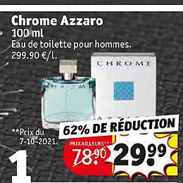 chrome azzaro eau de toilette pour hommes 62% de réduction