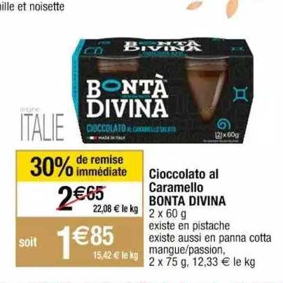 cioccolato al caramello bonta divina