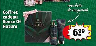 coffret cadeau sense of nature