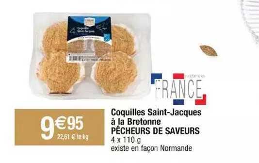 coquilles saint-jacques à la bretonne pêcheurs des saveurs