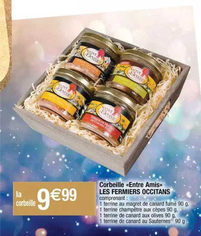 corbeille «entre amis» les fermiers occitans