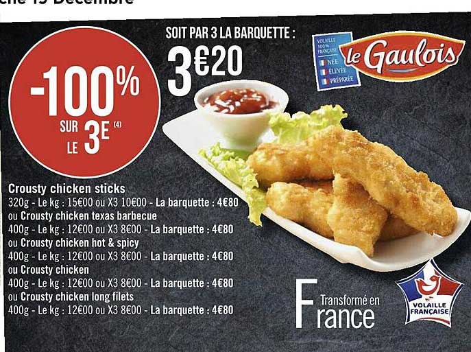 Crousty Chicken Sticks