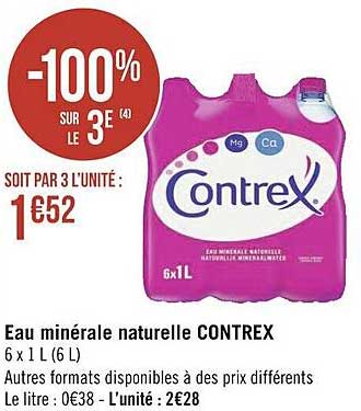 Eau Minérale Naturelle Contrex