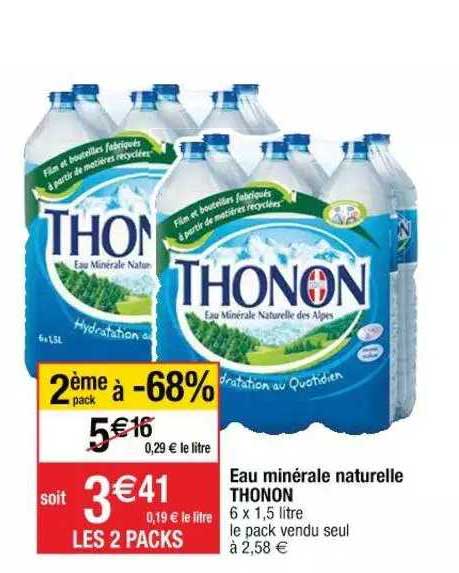 Eau Minérale Naturelle Thonon