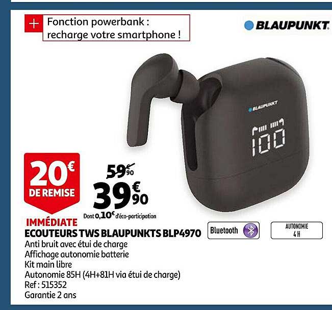 écouteurs tws blaupunkts blp4970
