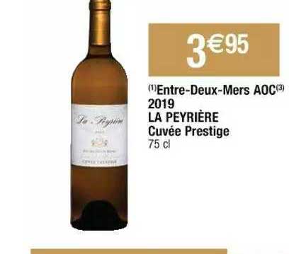 entre-deux-mers aoc 2019 la peyrière cuvée prestige