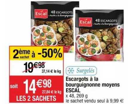 escargots à la bourguignonne moyens escal