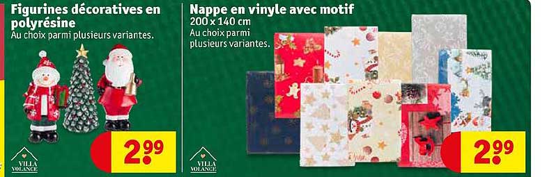 figurines décoratives en polyrésine nappe en vinyle avec motif