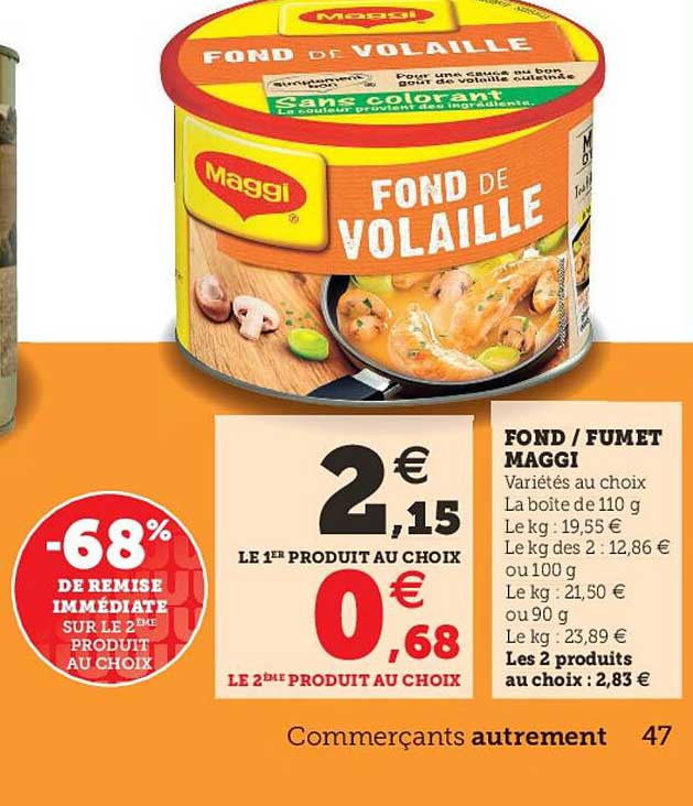 fond - fumet maggi