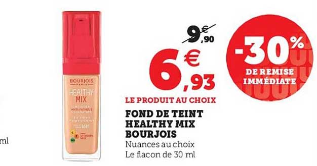 fond de teint healthy mix bourjois