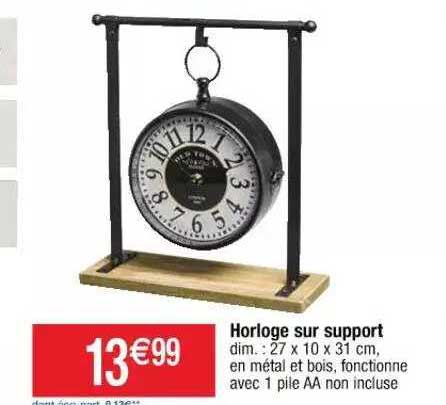 Horloge Sur Support