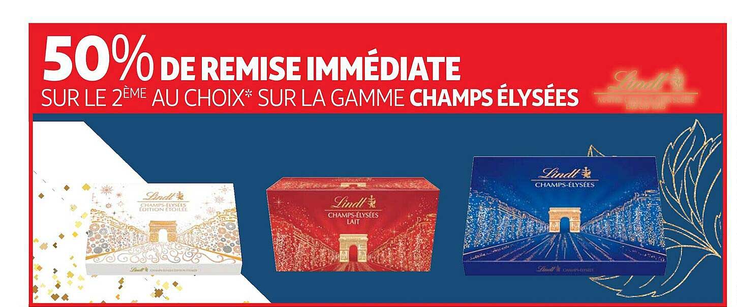 la gamme champs élysées lindt