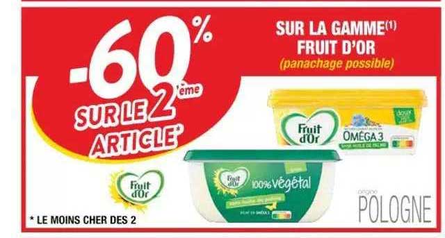 La Gamme Fruit D'or