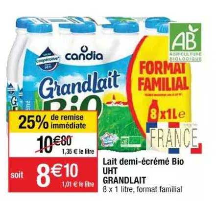 lait demi-écrémé bio uht grandlait