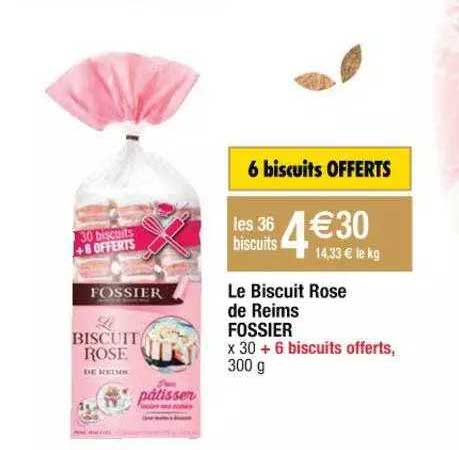 le biscuit rose de reims fossier